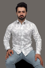 Load image into Gallery viewer, Monochrome Palm Leaves - Caribou