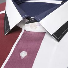 Load image into Gallery viewer, Bold Printed Stripe Shirt - Caribou