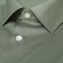 Load image into Gallery viewer, Fern Green Cotton SHirt - Caribou