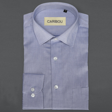 Load image into Gallery viewer, Light Blue Diamond Dobby Shirt - Caribou