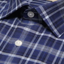 Load image into Gallery viewer, Blue Check Shirt - Caribou