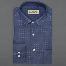 Load image into Gallery viewer, Blue Motif Shirt - Caribou