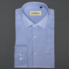 Load image into Gallery viewer, Light Blue Signature Textured Shirt - Caribou