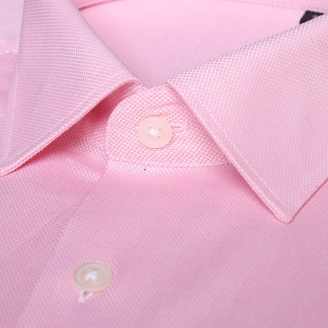 Premium Pink Dobby Shirt - Caribou