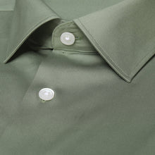 Load image into Gallery viewer, Fern Green Cotton SHirt - Caribou
