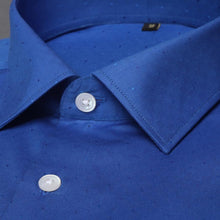 Load image into Gallery viewer, Royal Blue Textured Shirt - Caribou
