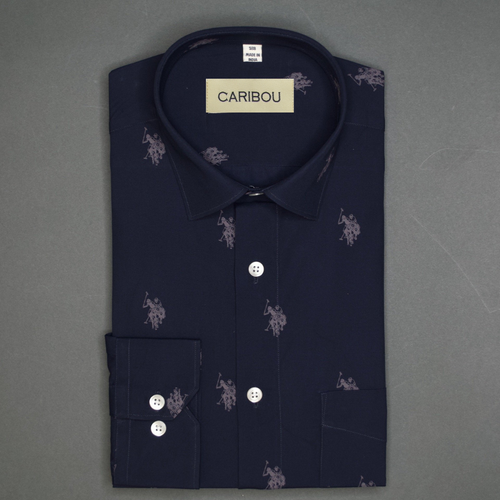 Polo Printed Shirt - Caribou