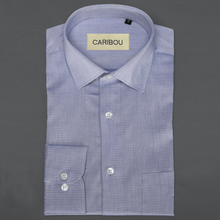 Load image into Gallery viewer, Light Blue Diamond Dobby Shirt - Caribou
