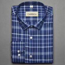 Load image into Gallery viewer, Blue Check Shirt - Caribou
