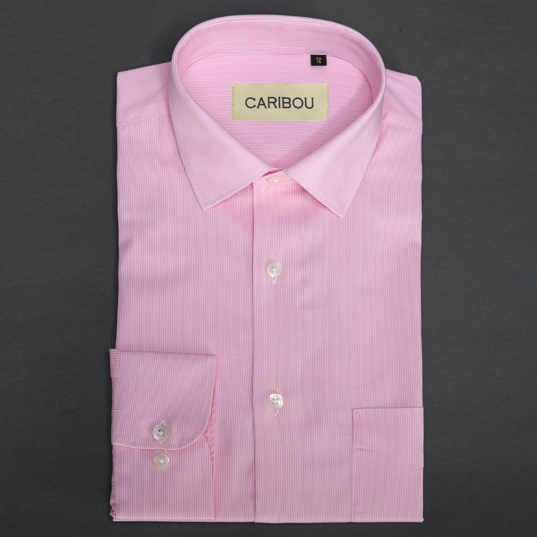 Pink Stripe Shirt - Caribou