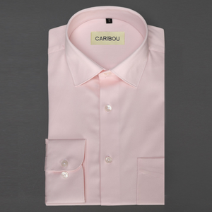 Baby Pink Cotton Shirt - Caribou