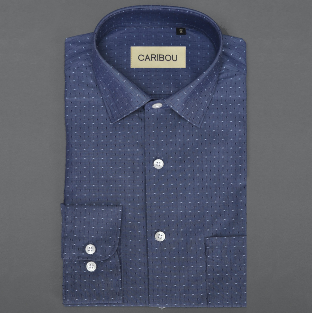 Blue Motif Shirt - Caribou